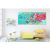 Mapa Evropy pro děti (Velikost 200x90 cm)