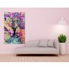 Obraz barevná rodina (Velikost 100x150 cm)
