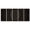 Obraz mandala z bronzu (Velikost 200x90 cm)