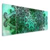 Vícedílný obraz - Mandala na akvarelu II. (Velikost 150x60 cm)
