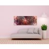 Vícedílný obraz - Mandala na akvarelu III. (Velikost 150x60 cm)