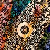 Obraz exotická mandala I (Velikost 120x80 cm)