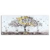 Obraz malovaný abstraktní strom (Velikost 75x45 cm)