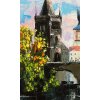 Obraz malovaný Karlův most (Velikost (šířka x výška) 90x60 cm)