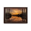 10101048 obraz okno vecerni panorama 2D