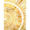 Obraz mandala zlaté slunce (Velikost (šířka x výška) 90x60 cm)