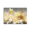 Obraz Květy ve zlatých tazích (Velikost 90x60 cm)