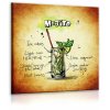Obraz cedule Mojito (Velikost (šířka x výška) 40x40 cm)
