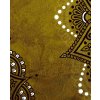 Obraz kouzelná mandala zlato hnědá (Velikost (šířka x výška) 175x70 cm)