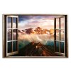 Obraz okno rakouské Alpy (Velikost (šířka x výška) 90x60 cm)