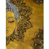 Obraz mandala žlutý Buddha (Velikost (šířka x výška) 90x60 cm)