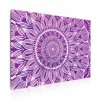 8080800062 Obraz Mandala fialové slunce 3D
