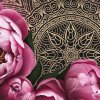 8080800086 Vícedílný obraz Mandala s růžemi zoom