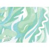 Tapeta Abstraktní aqua zelená nahled