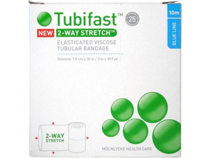 Tubifast 7,5cm x 10m elastické hadicové obinadlo 2-Way Stretch - modré