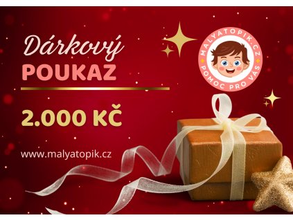 dárkový poukaz 2000 malý atopik