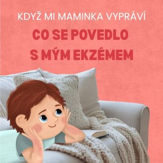 Áťa vypráví 💙 Někdy si myslíme, že děti nevnímají všechno, co se kolem ekzému děje. Že nevidí naše obavy. Nekonečné...