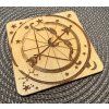 dřevěný podtácek pro astrology