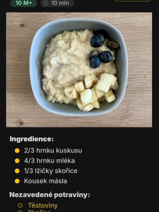 KAŠE Z KUSKUSU 🥣 Tenhle recept, který mnohé z Vás celkem nadchnul, je teď také v aplikaci Malý gurmán ❤️ 📱Odkaz na...