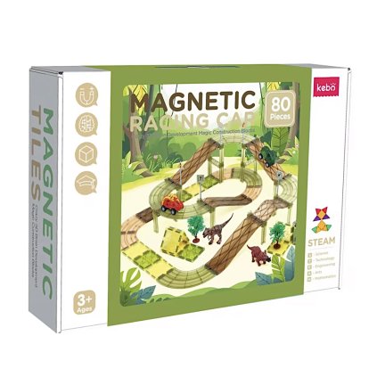 Magnetická dráha Dino - 80 ks
