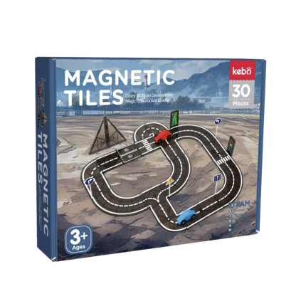 Magnetická stavebnica Autodráha - 30 pcs