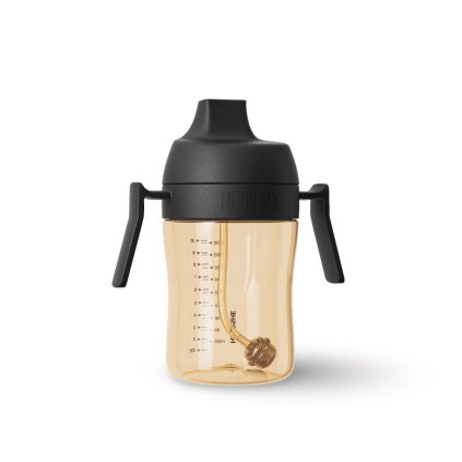 HEORSHE - hrnček so slamkou 300 ml - Black