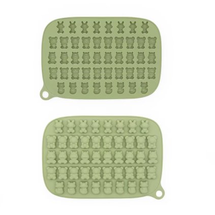 Silikónová forma na gumové medvedíky – Pale Olive