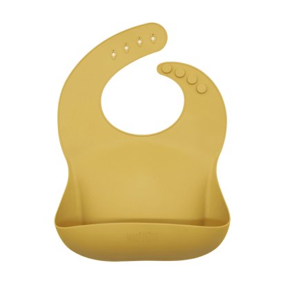 Silikónový podbradník - Mustard Yellow