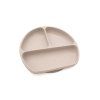 Detský silikónový tanier MODERN - Pastel Beige