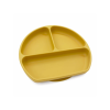 Detský silikónový tanier MODERN - Mustard Yellow