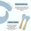 blue bib and spoon and fork копія