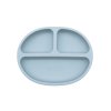 Detský silikónový tanier COMPACT - Baby Blue