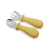 Detský kovový príbor - Mustard Yellow