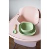 Silikónový jedálenský set pre deti 3-dielny - Pale Olive