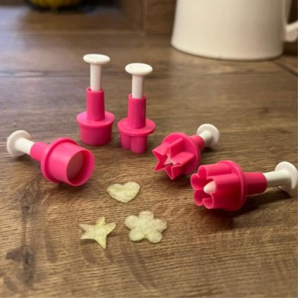 Vykrajovátka na zdobení 5 ks