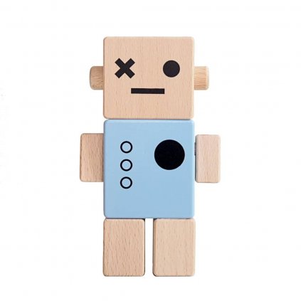 drevena hracka pro deti robot