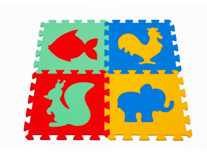 Pěnový koberec puzzle Zvířátka VI