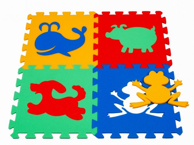 Pěnový koberec puzzle Zvířátka I