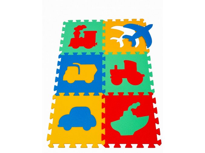 Pěnový koberec puzzle Doprava