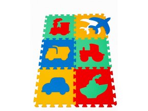 Pěnový koberec puzzle Doprava