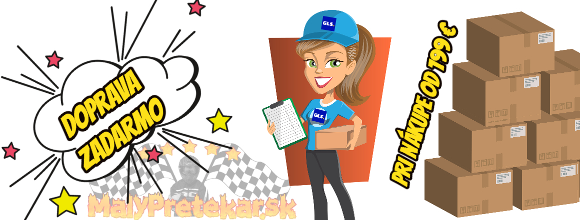 Doprava zadarmo pri nákupe od 199€!