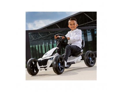 BERG GOKART Šliapacia kára na pedále REPPY BMW do 40 kg kára na pedále pre deti BMW nafukovacie kolesá penové kolesá (1)