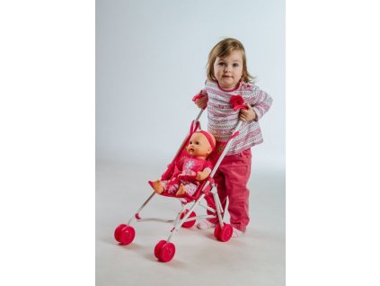 Golfový kočík pre bábiky HANNA kočíky pre bábiky hračkársky kočík (4)