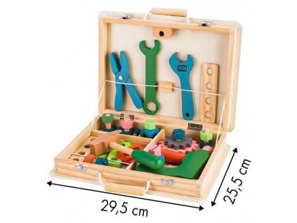 EcoToys Detské drevené náradie v kufríku JOŽKO (1)