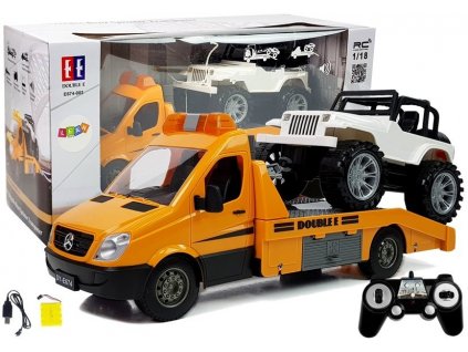 DOUBLE E Mercedes Benz Laveta 118 2,4 GHz Prepravník + JEEP auto na diaľkové ovádanie jeep na diaľkové ovládanie (6)