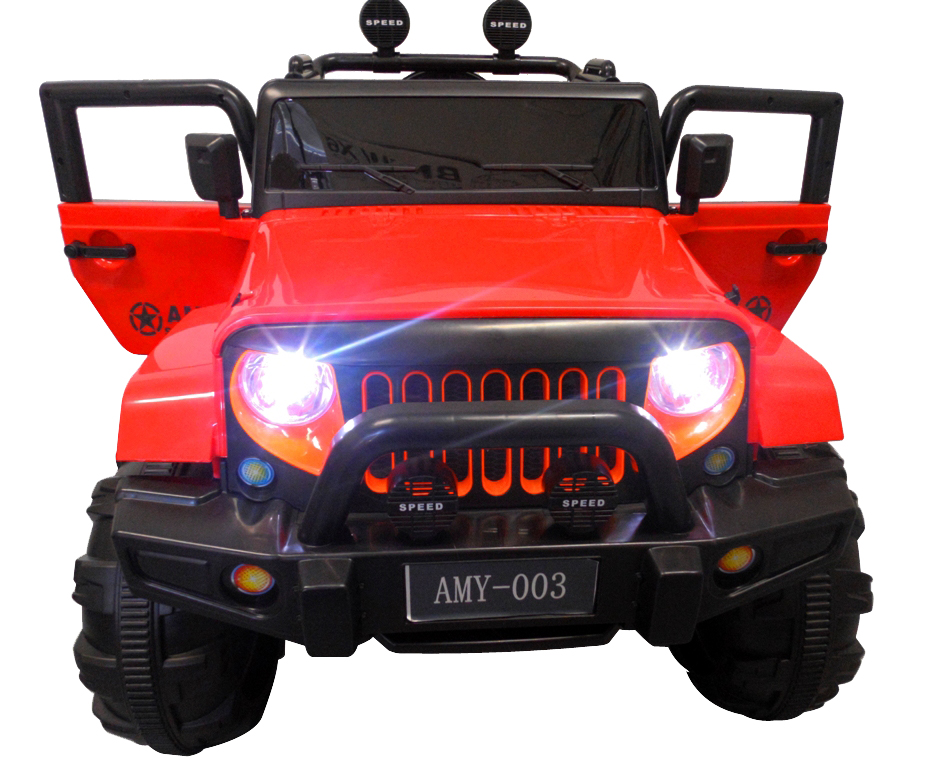 Elektrické auto JEEP X3 - červené
