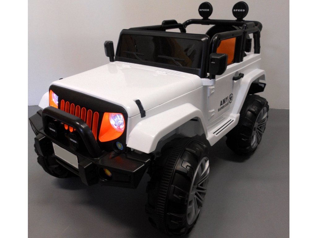 Elektrické auto JEEP X3 - biele