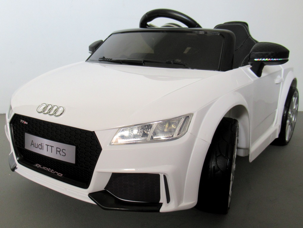 Elektrické auto AUDI TT s licencou - biele