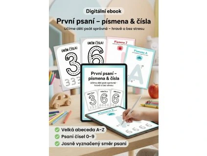 ✏️ První psaní – písmena & čísla (PDF)