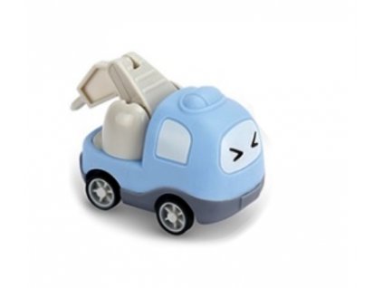 Stavební mini autíčko na setrvačník Tulimi - modré